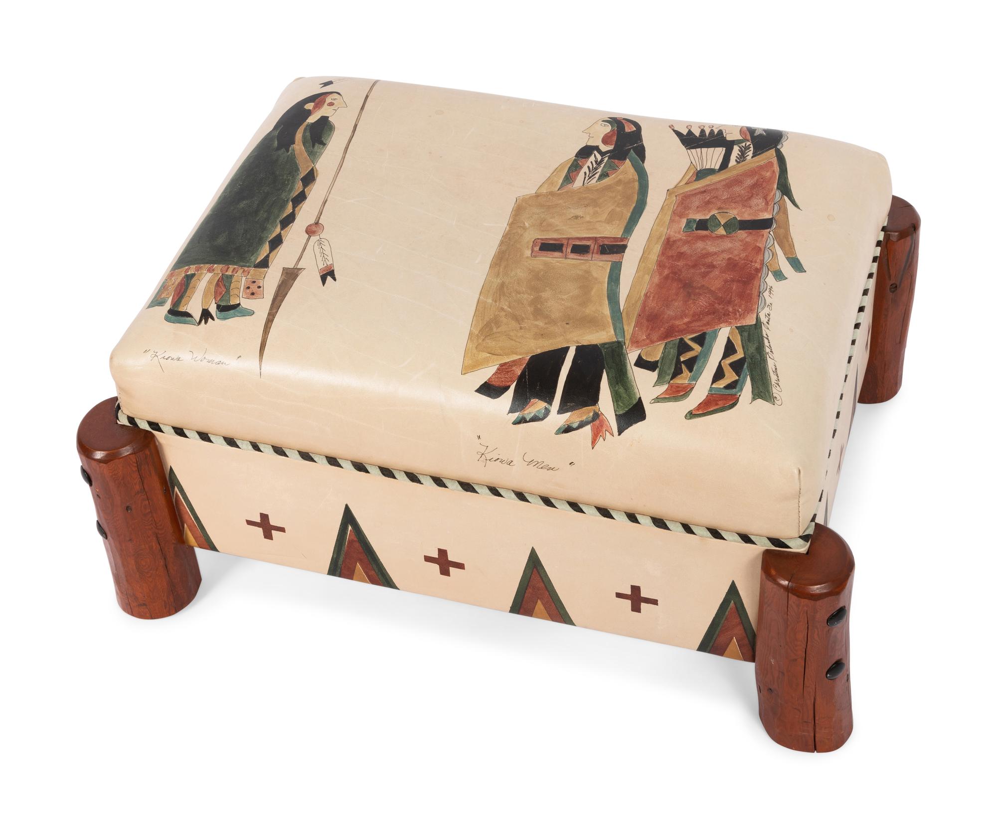 Original Club Chair and custom-made ottoman