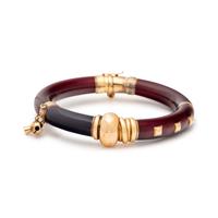 LA NOUVELLE BAGUE, ENAMEL BANGLE BRACELET