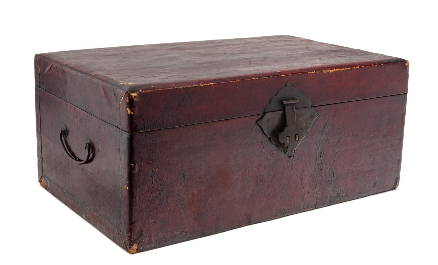 A Chinese Hardwood Cloth Chest — 19TH CENTURY