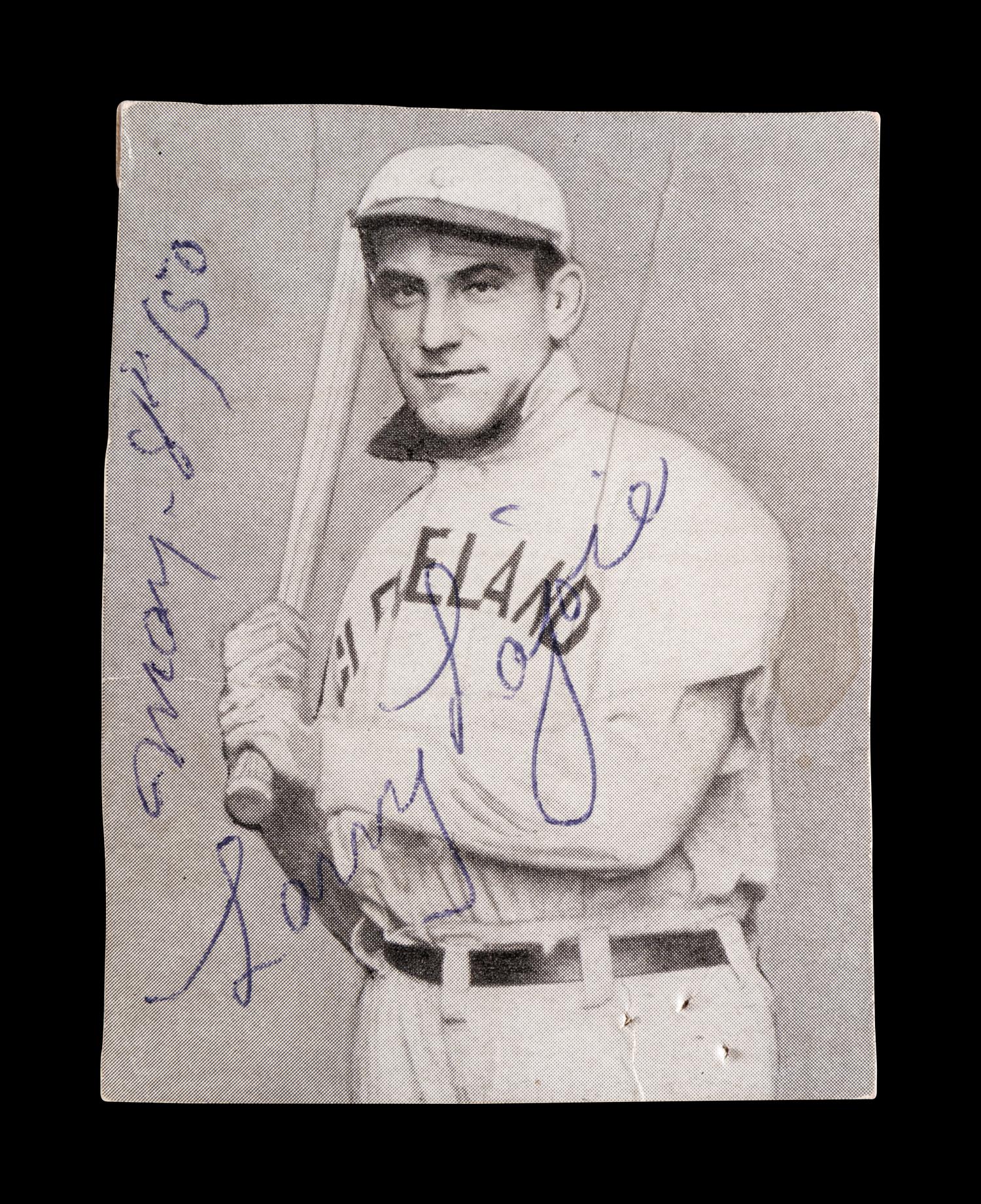A Napolean "Nap" "Larry" Lajoie Signed Photograph