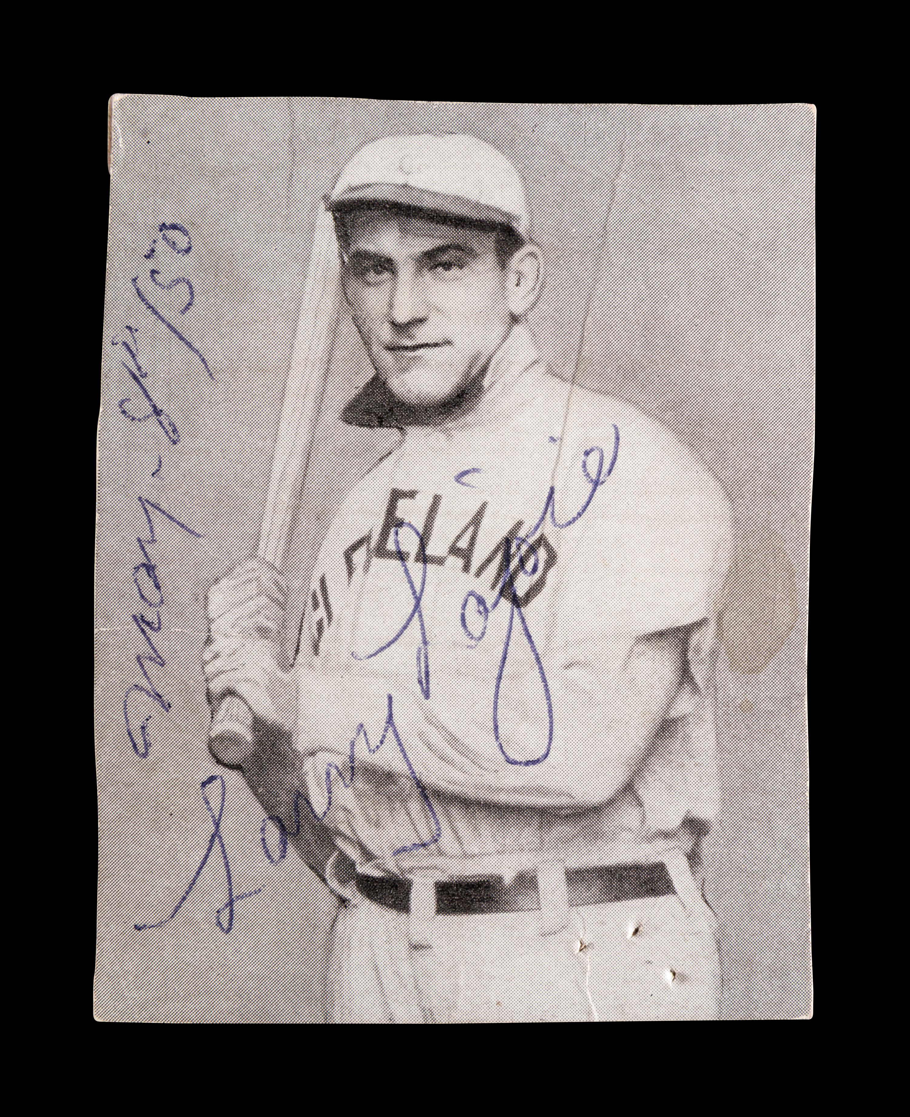 A Napolean "Nap" "Larry" Lajoie Signed Photograph