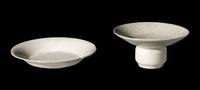 Two Chinese White Glazed Ding Porcelain Wares