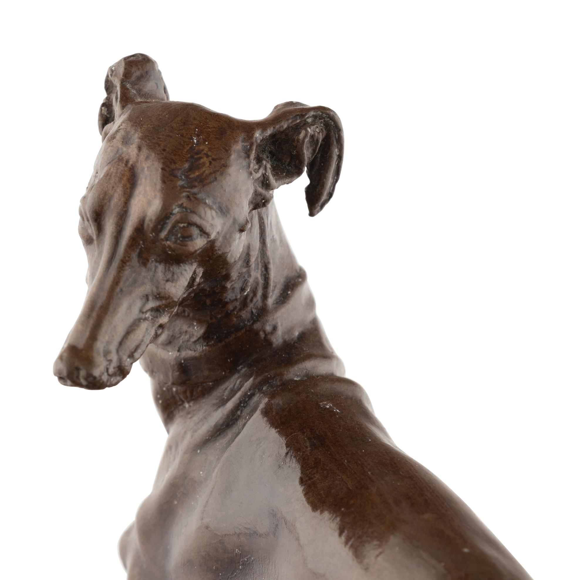 Three French Bronze Figures of Dogs