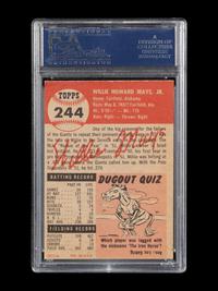 A 1953 Topps Willie Mays Baseball Card No. 244 (PSA 4 VG-EX)