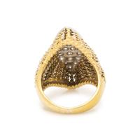 BICOLOR GOLD AND DIAMOND RING