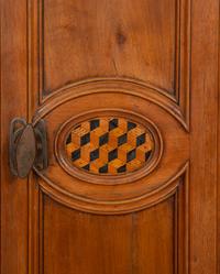 A French Provincial Walnut Longcase Clock