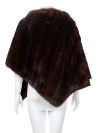 A Dark Brown Sable Wrap, No size.