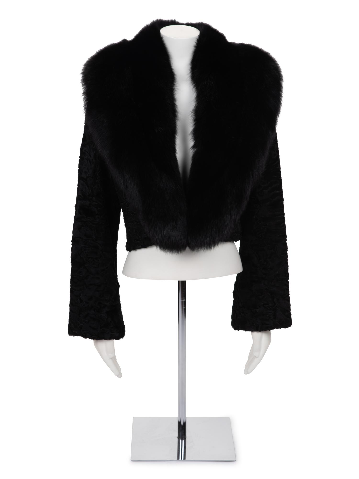 Dolce & Gabbana Fox Fur and Broadtail Jacket