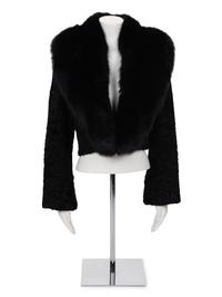 Dolce & Gabbana Fox Fur and Broadtail Jacket