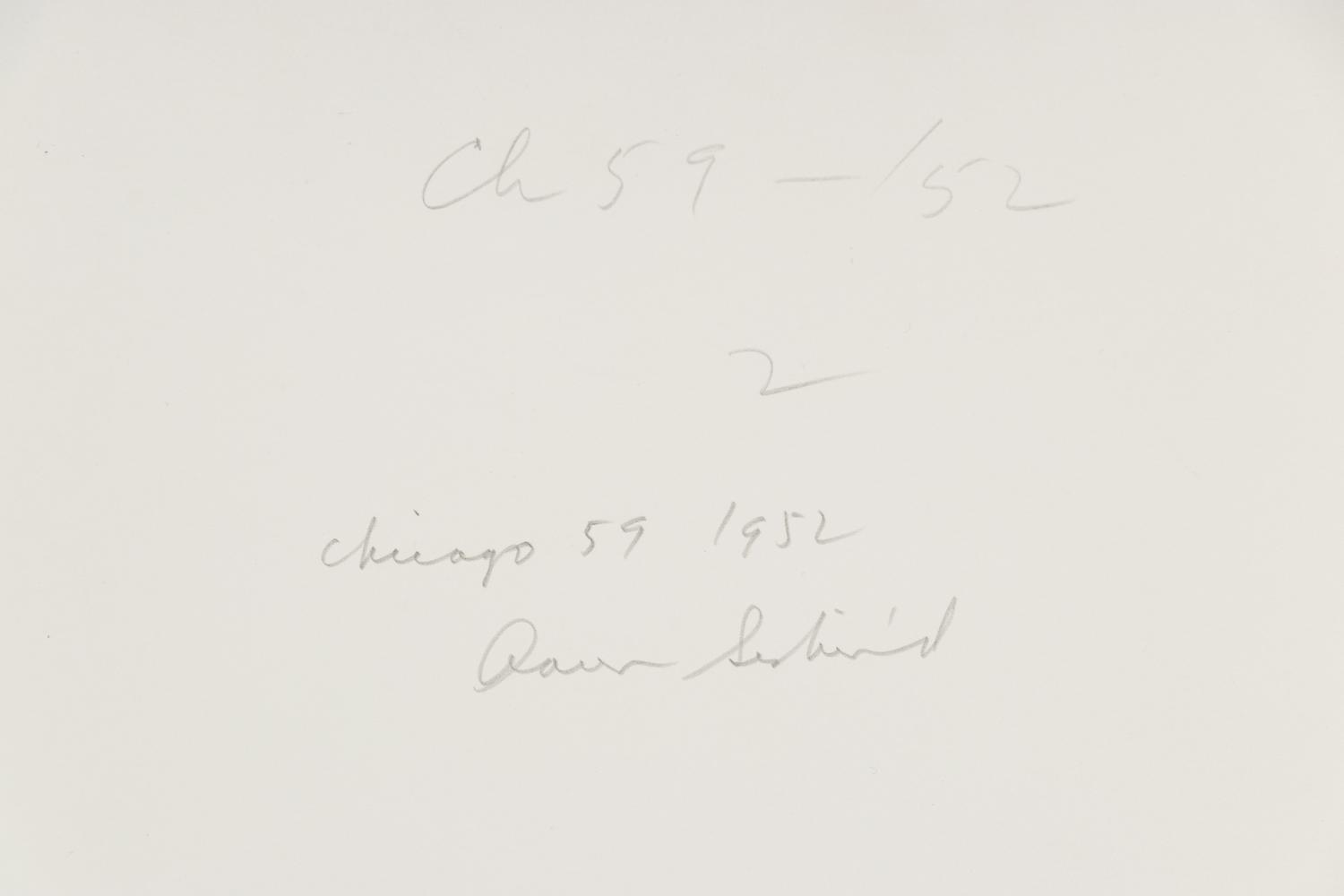 Aaron Siskind (1903-1991) Chicago 59, 1952