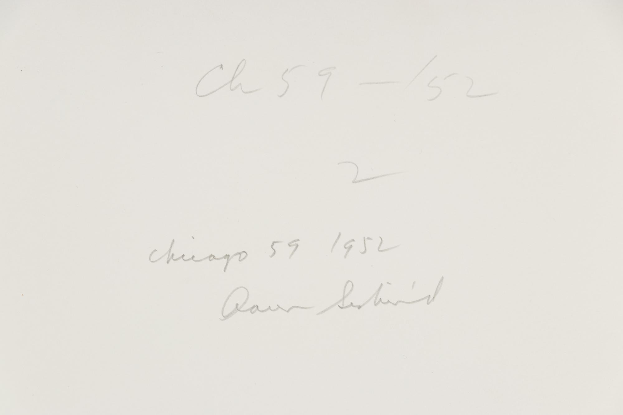 Aaron Siskind (1903-1991) Chicago 59, 1952