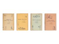 MILNE, A.A. (1882-1956). When We Were Very Young . 1924. -- Winnie-the-Pooh . 1926. -- Now We are Six . 1927. -- The House at Pooh Corner . 1928. London: Methuen & Co.