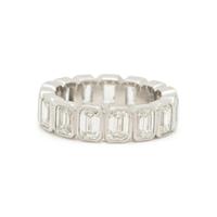 PLATINUM AND DIAMOND ETERNITY BAND