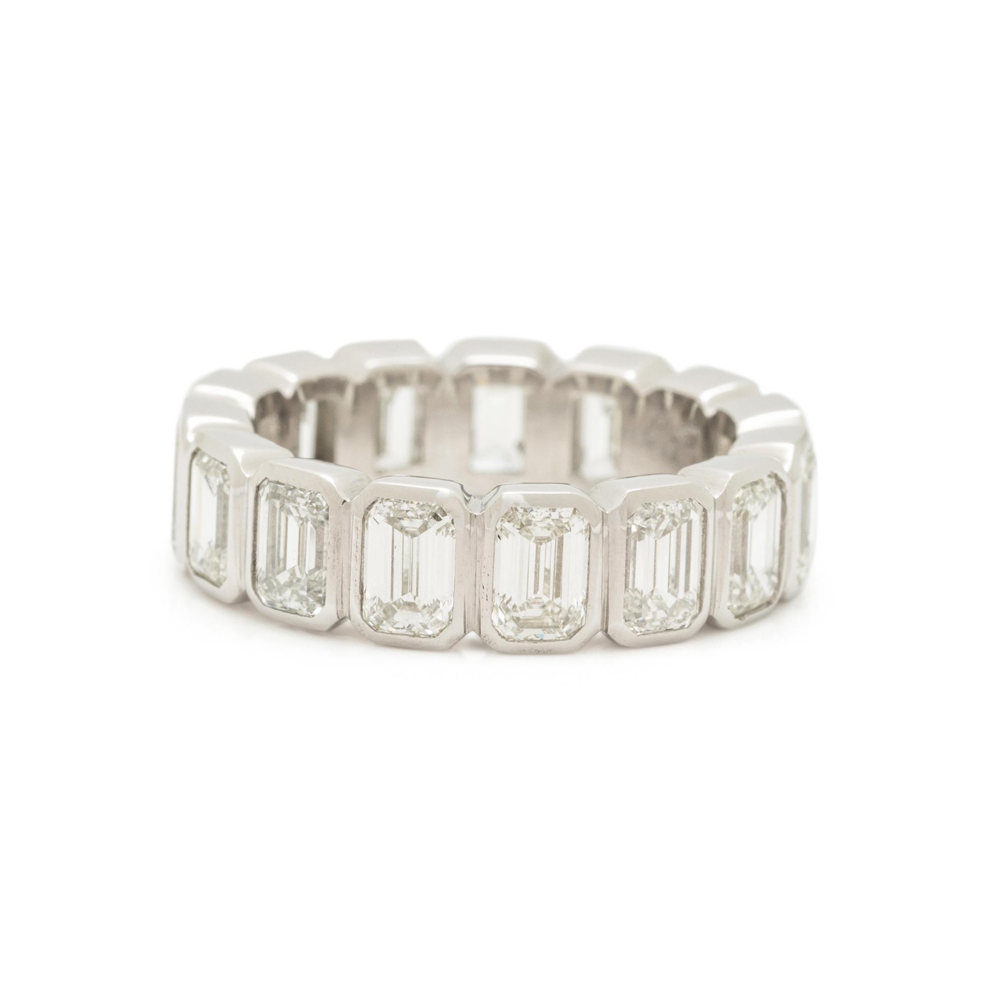 PLATINUM AND DIAMOND ETERNITY BAND