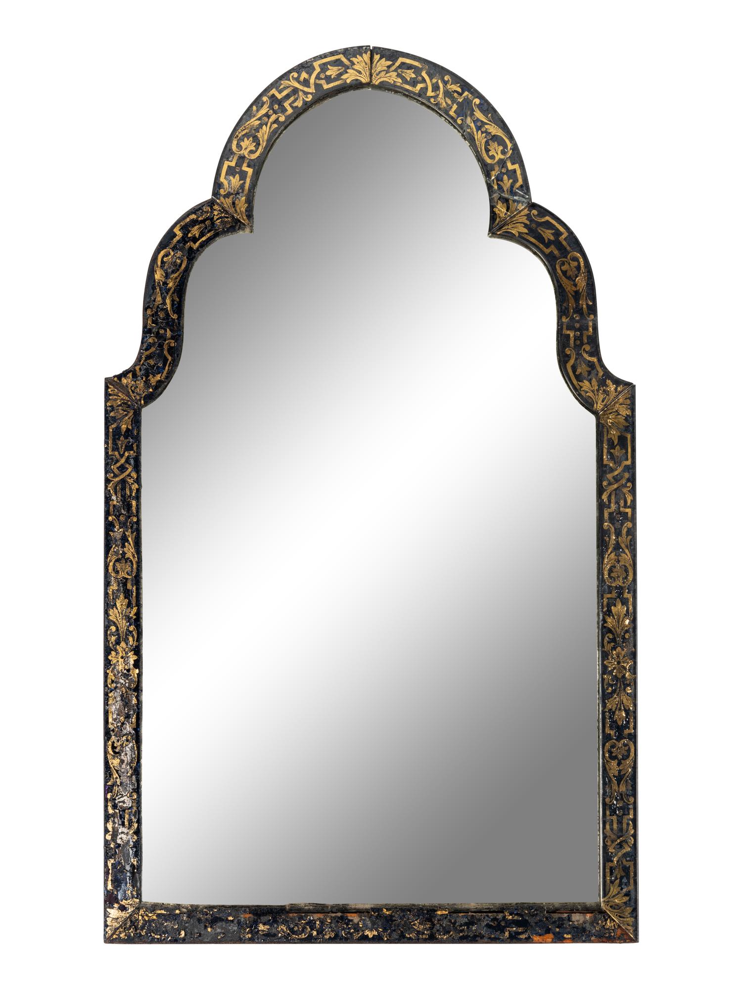 An Italian Églomisé Mirror