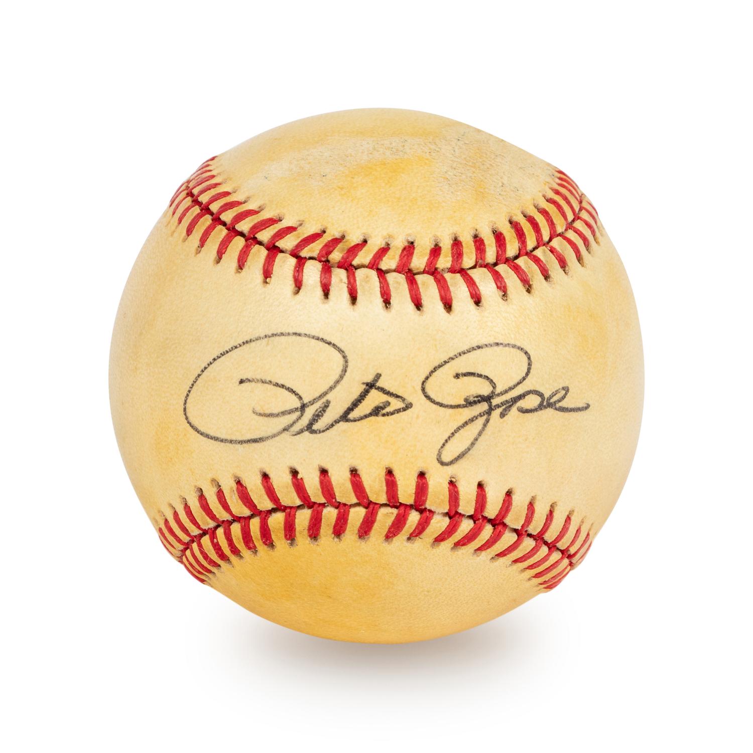 A Group of 19 1980s Stars Signed Autograph Baseballs Including Pete Rose,