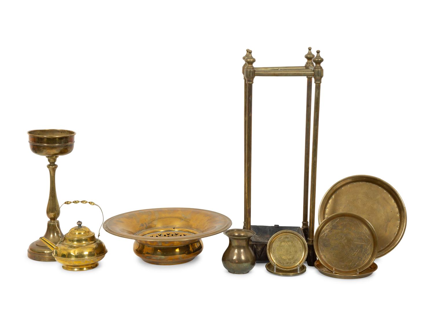 A Group of Miscellaneous Brass Articles