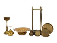 A Group of Miscellaneous Brass Articles