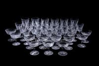 A Waterford Lismore Glass Stemware Service