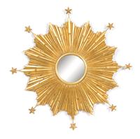 A Carver's Guild Gilt Resin Starburst Mirror Diameter 30 inches. — 20TH CENTURY