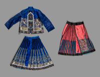 Three Chinese Silk Embroidered Articles