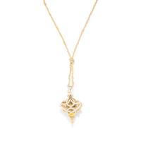 GEORGIAN, SEED PEARL PENDANT NECKLACE