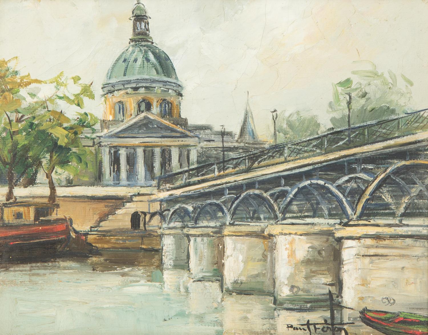 Eighteen Parisian Street Scene Paintings
