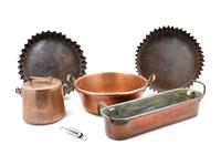 Three Copper Cooking Articles