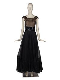 Sophie Gimbel for Salon Moderne Black Dress, 1946