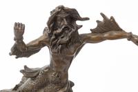 Three Continental Bronze Sculptures on Marble Bases
