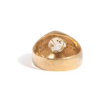 YELLOW GOLD AND DIAMOND RING