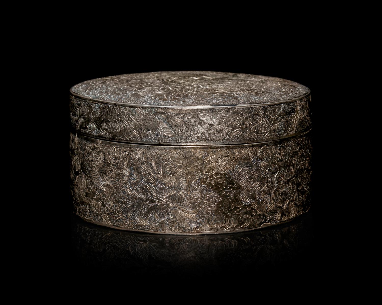 A Silver Covered Box
