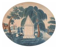 A Mourning Picture For The Family Of Colonel Thomas Thacher
