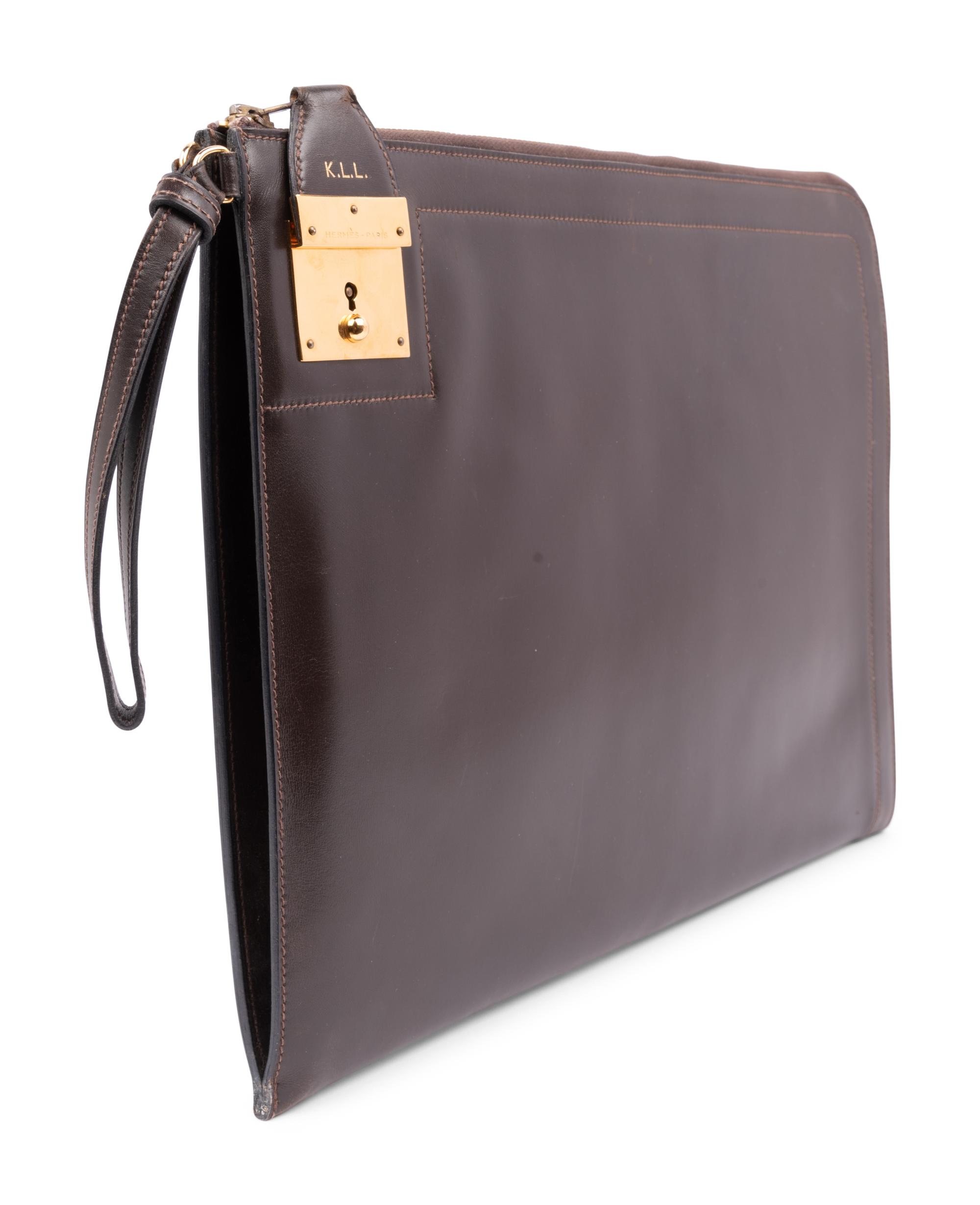 Hermès Leather Folio, 1978