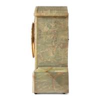An Ansonia Onyx Mantel Clock