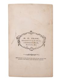 [SLAVERY & ABOLITION]. "Children of Slaves" Freedmen's School CDV and gem-sized tintype.