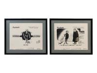 (Cartoon Art) FISCHETTI, John (1916-1980). A group of 2 original cartoons by John Fischetti, comprising: