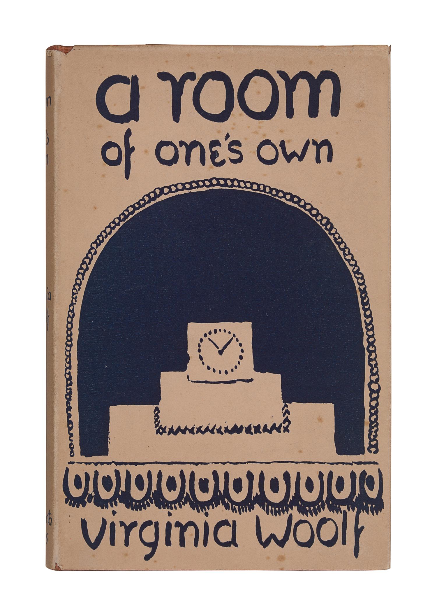 WOOLF, Virginia (1882-1941). A Room of One's Own . London: Leonard and Virginia Woolf at the Hogarth Press, 1929.