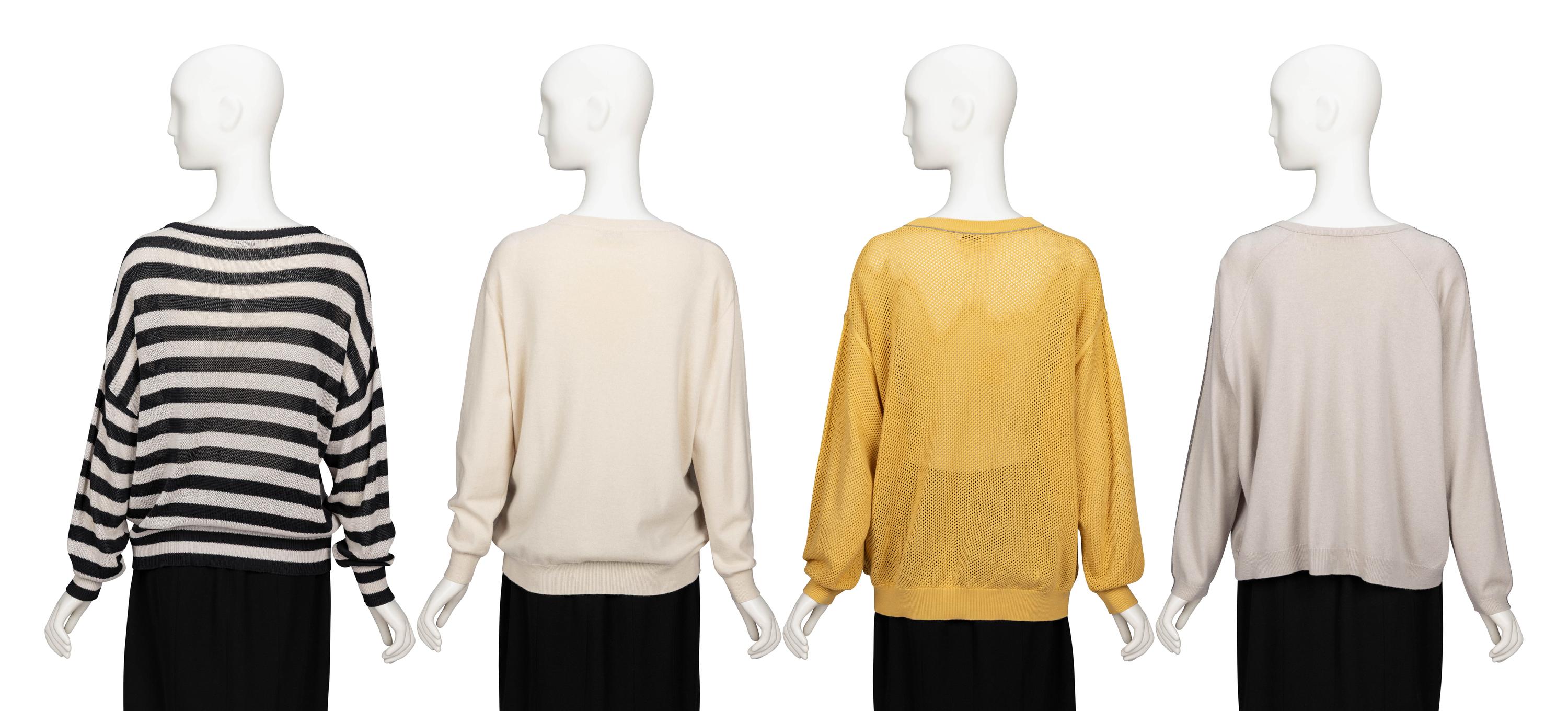Brunello Cucinelli, Four Sweaters