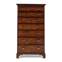 An Irish George III Mahogany Chest of Drawers
