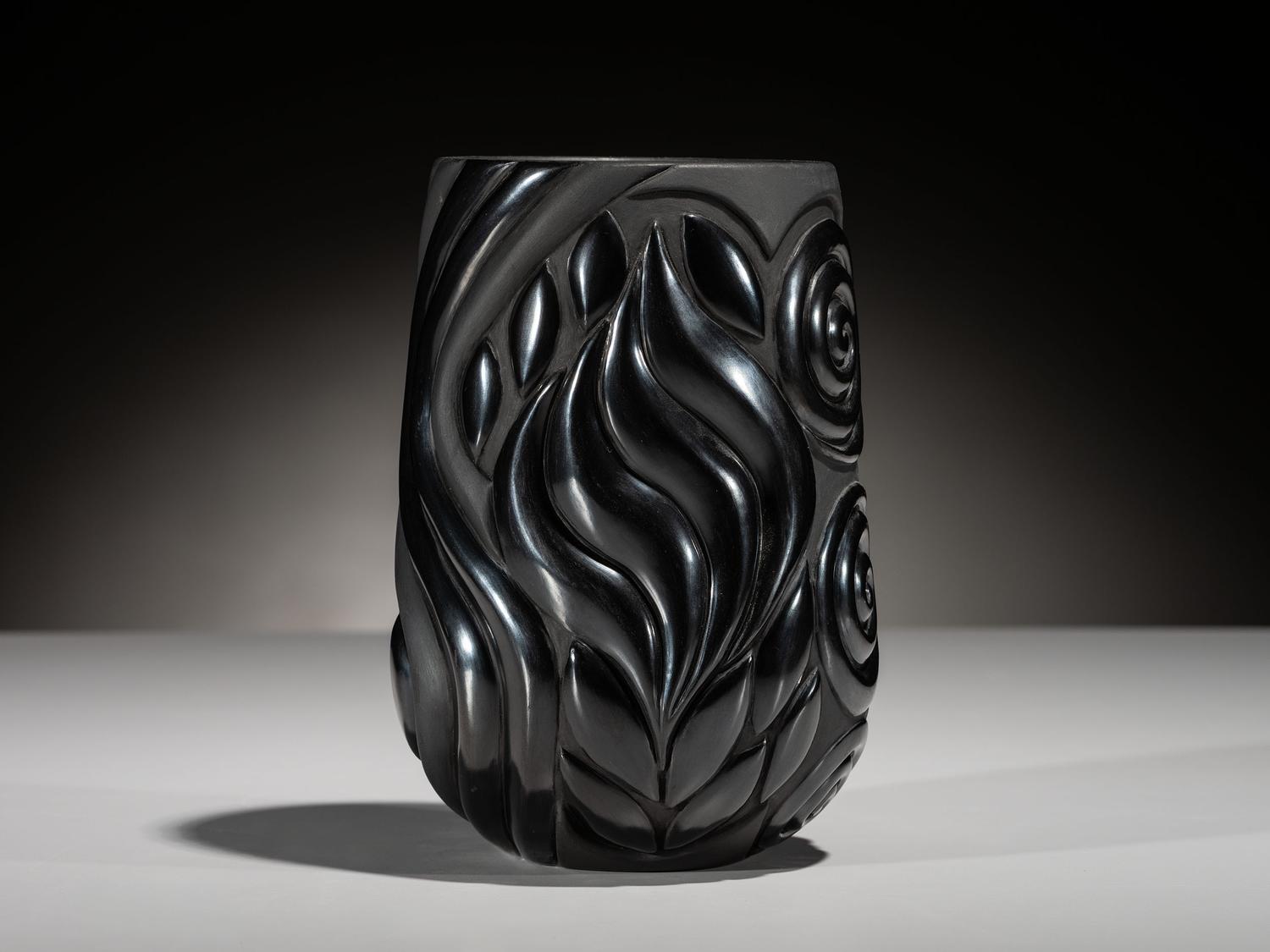 Blackware Pottery Vase
