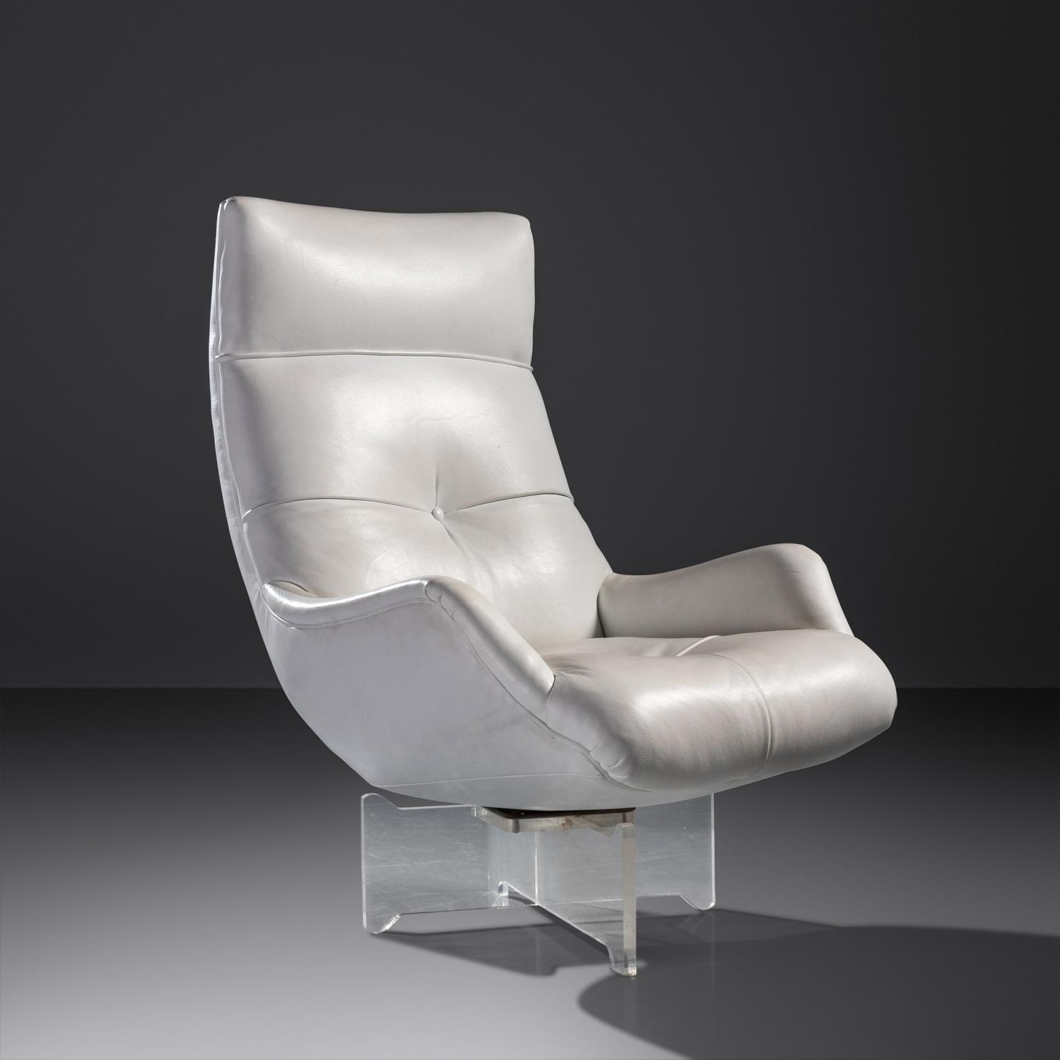 Erica Contour High Back Swivel Chair, c. 1970 Vladimir Kagan Designs Inc., USA