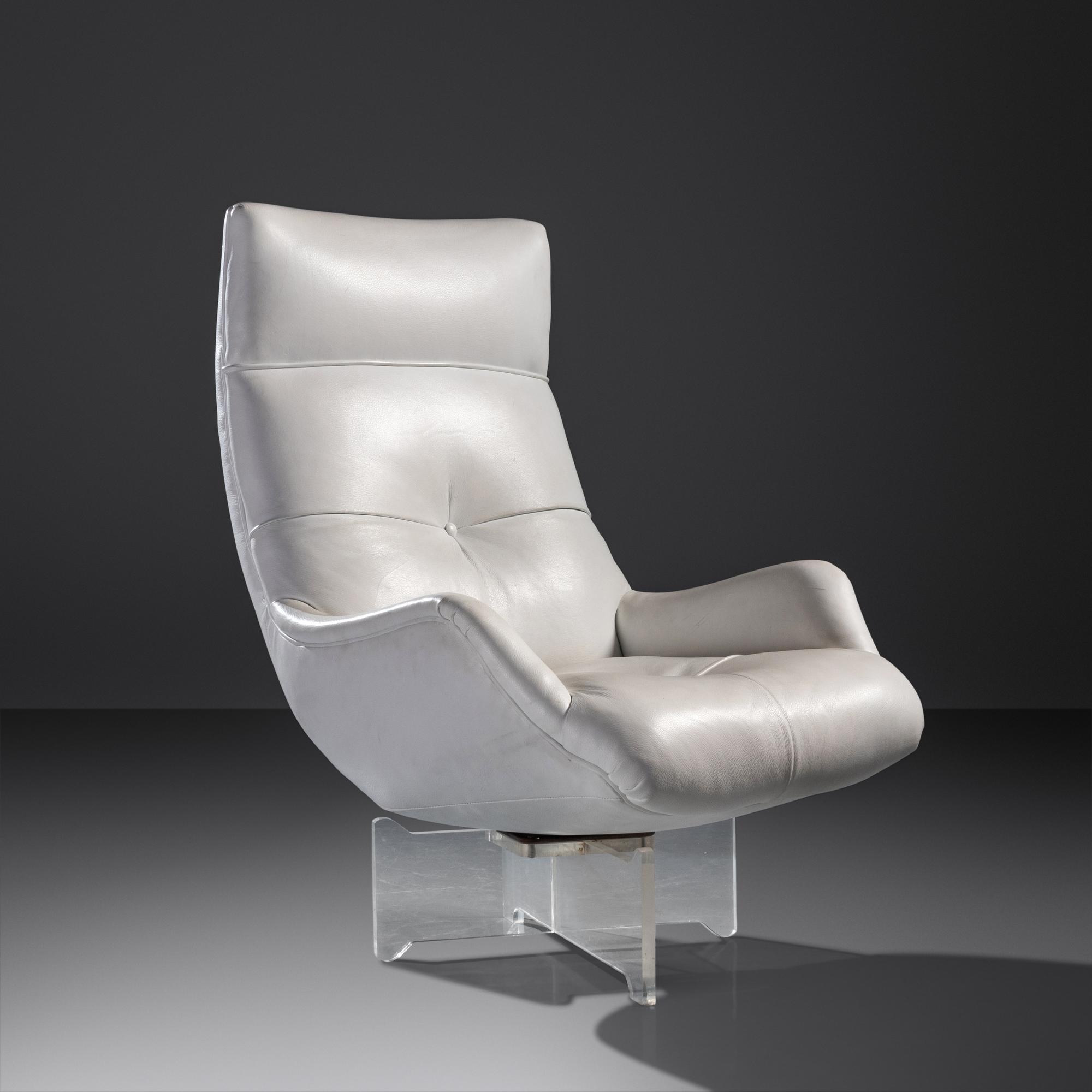 Erica Contour High Back Swivel Chair, c. 1970 Vladimir Kagan Designs Inc., USA