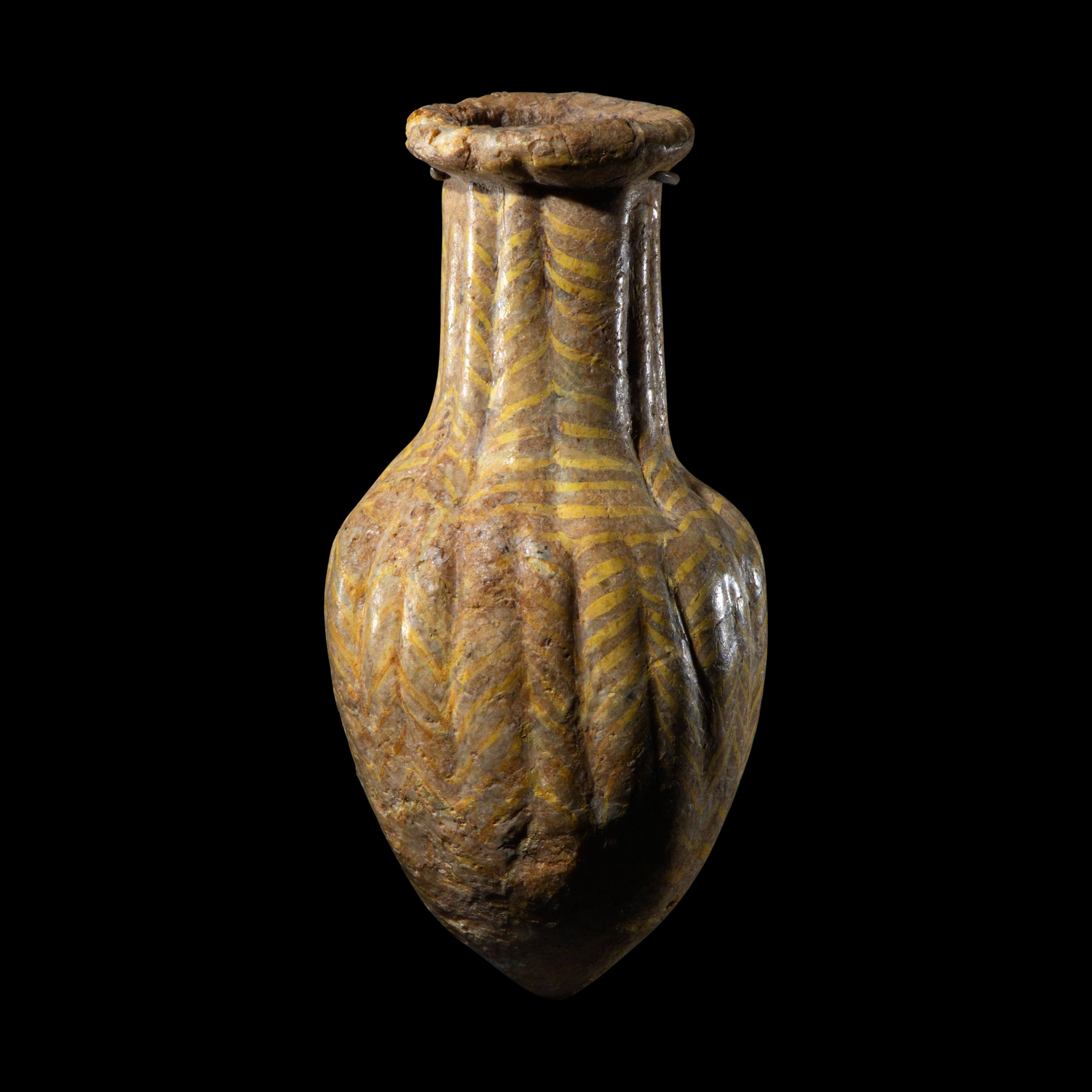 A Mesopotamian Core-Formed Glass Bottle