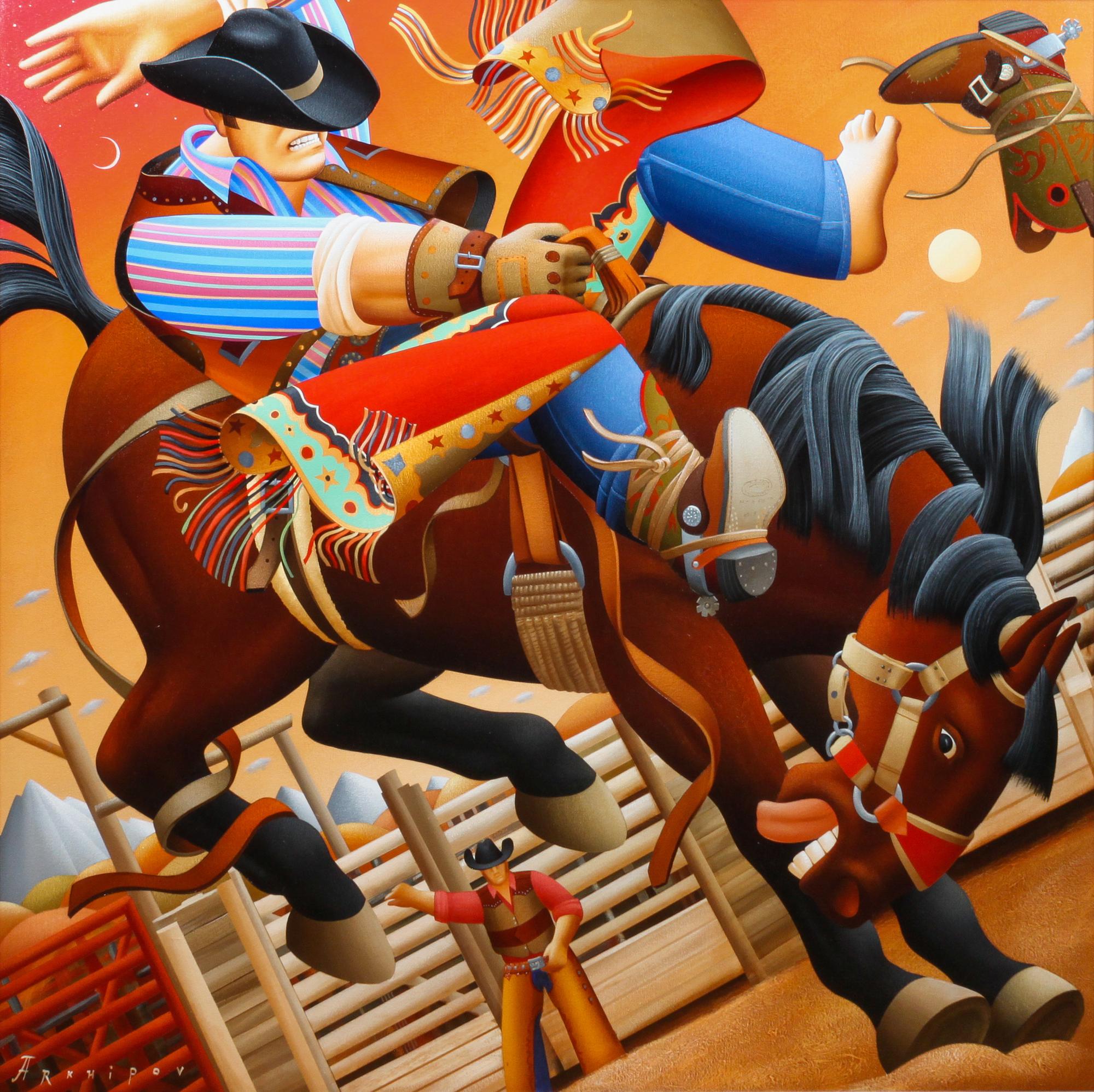 Anton Arkhipov 56 x 56 inches — (Russian, b. 1964)