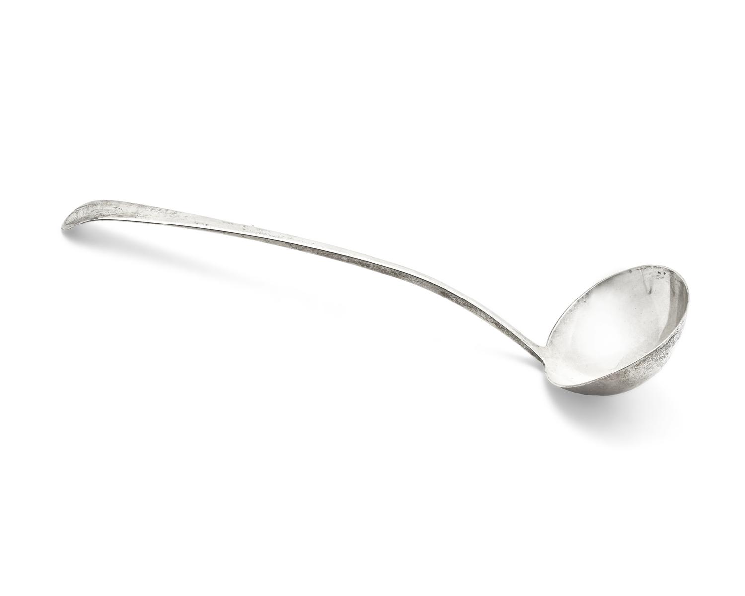 A Federal Silver Punch Ladle, Harvey Lewis (c. 1783-1835), Philadelphia, PA, Circa 1805