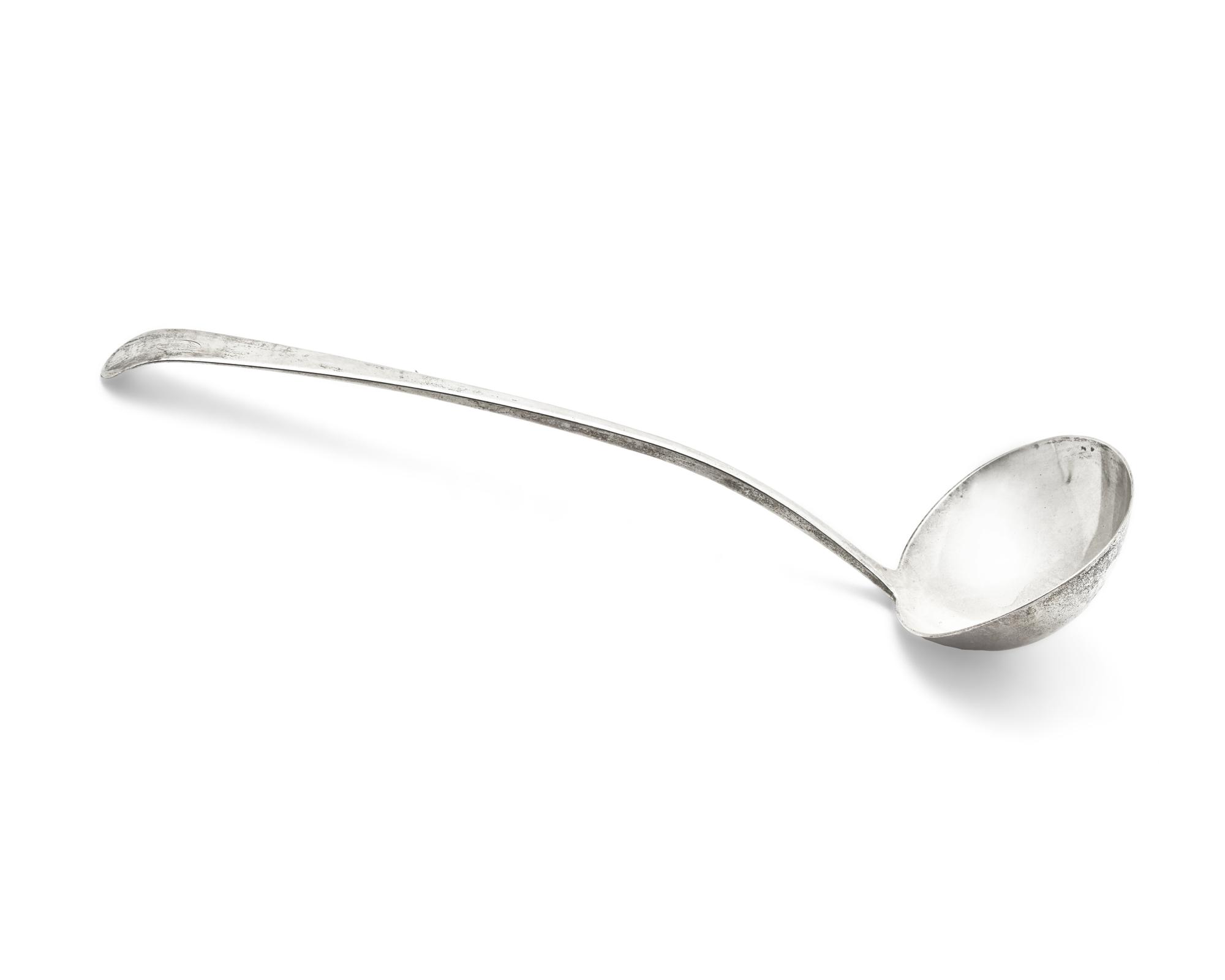A Federal Silver Punch Ladle, Harvey Lewis (c. 1783-1835), Philadelphia, PA, Circa 1805