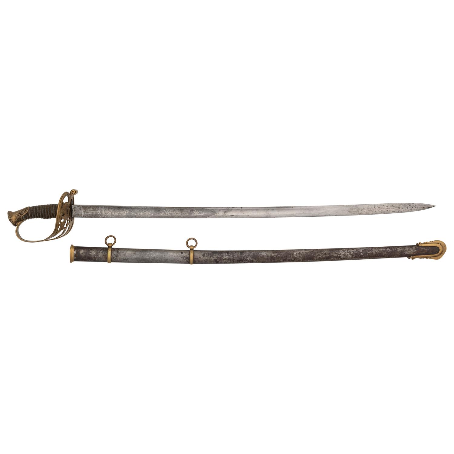 Non-Regulation Officers Sword of Medal of Honor Recipient Lt. (Capt.) Charles Copp - 9th NH Volunteers