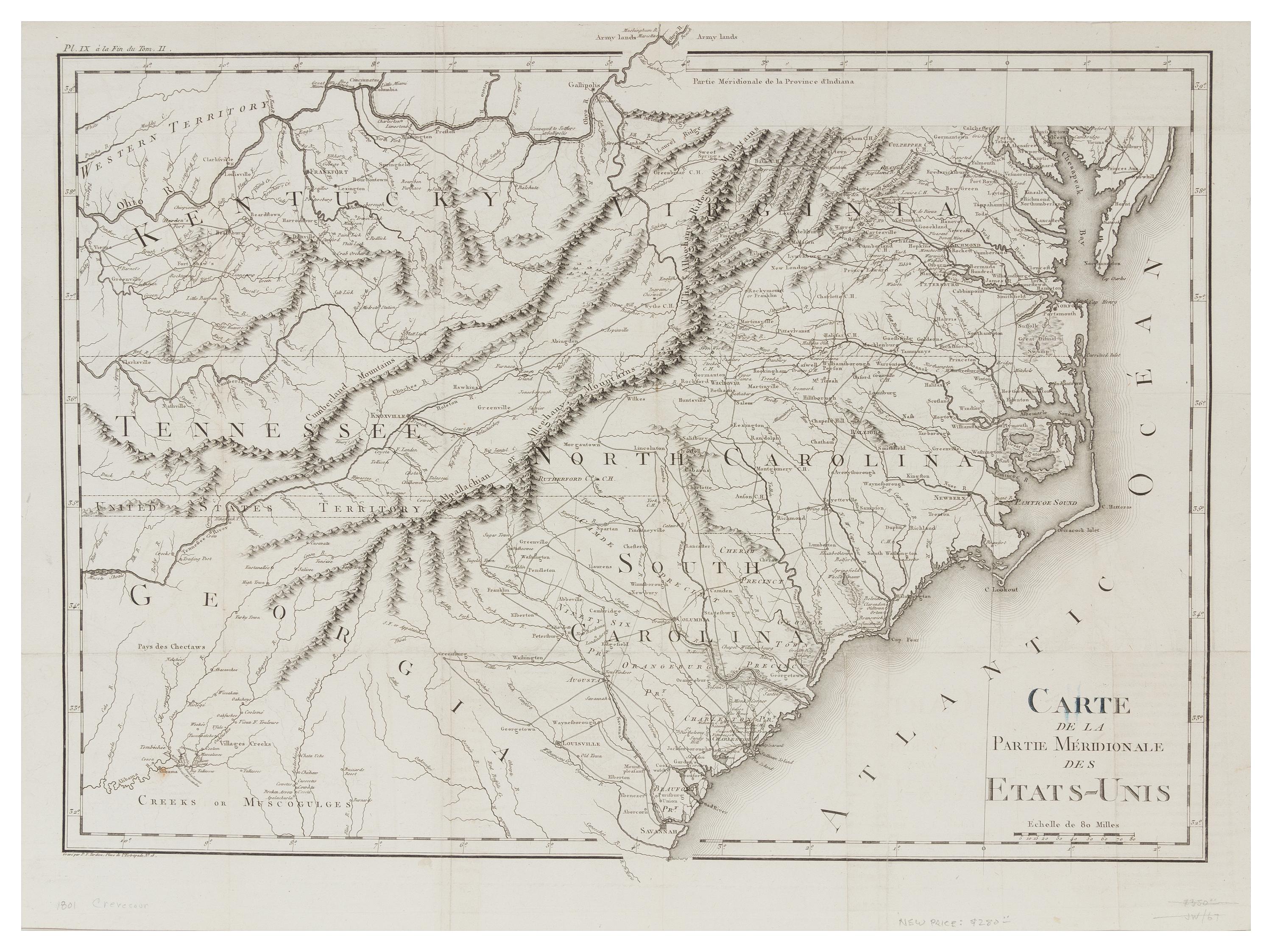 CREVECOEUR, Michel Guillaume Saint Jean de (1735-1813)