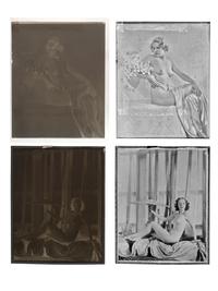 JOHNSTON, Alfred Cheney (1885-1971). Enchanting Beauty collection of memorabilia, incl. mockup, notes, glass plate negatives, and correspondence highlighted by Norman Rockwell ALS.